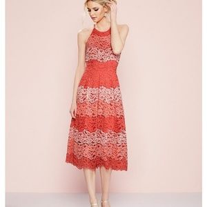 Belle Badgley Mischka A-line Peggy Lace Dress